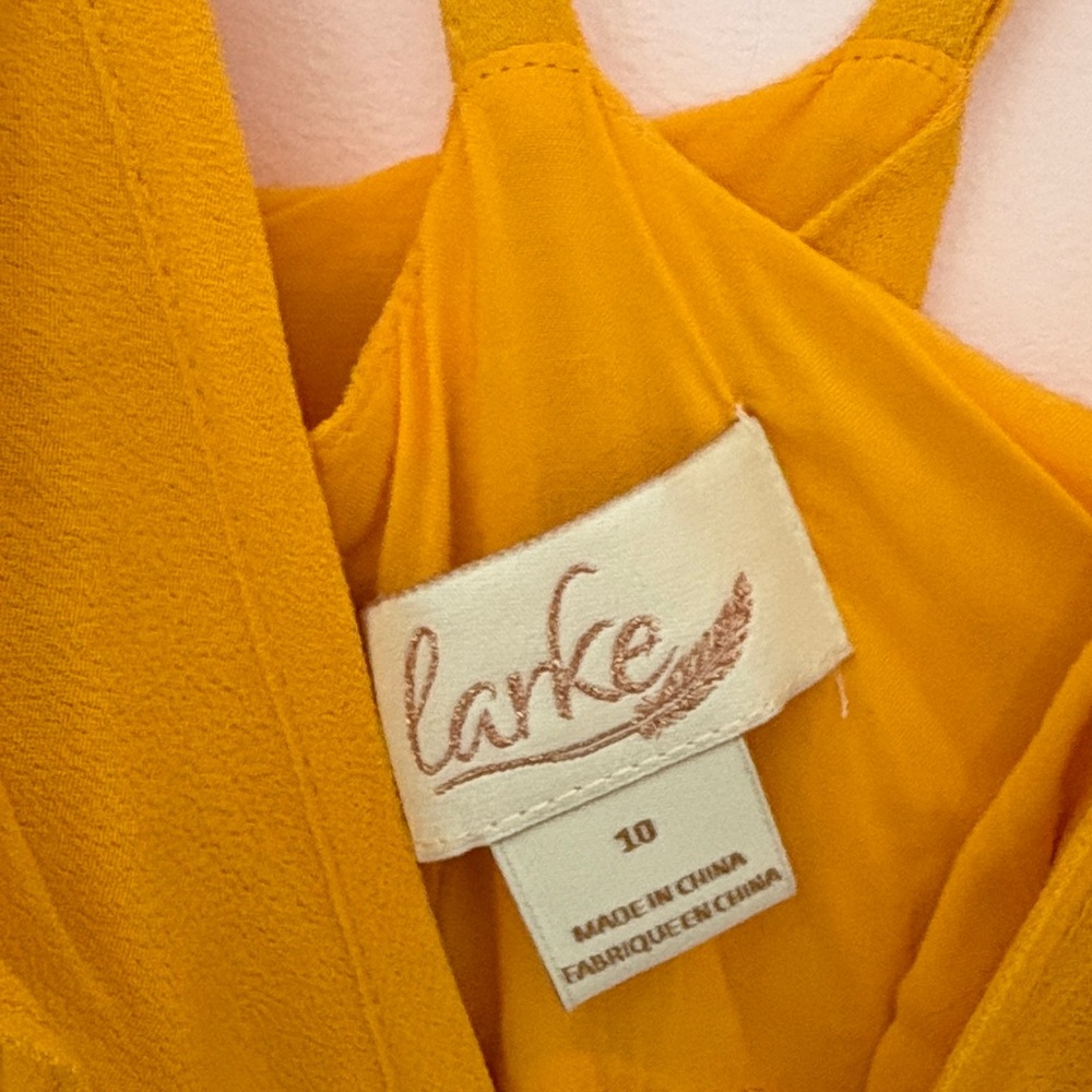 Sunny Yellow Maxi Dress with Ruffles - Picture 2 of 3